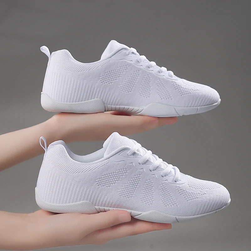 Marwoo Sneakers bianche da cheerleading per ragazze - Scarpe sportive leggere da allenamento, camminata e tennis per bambine e donne - 2316