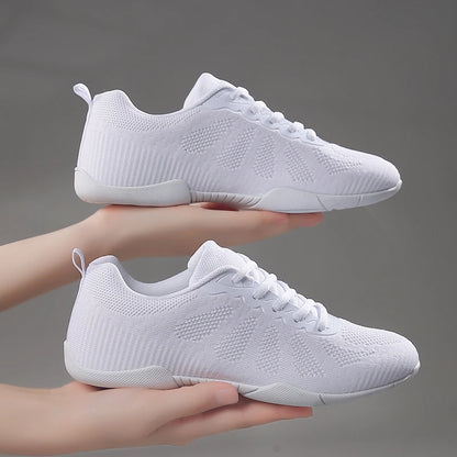 Marwoo Sneakers bianche da cheerleading per ragazze - Scarpe sportive leggere da allenamento, camminata e tennis per bambine e donne - 2316