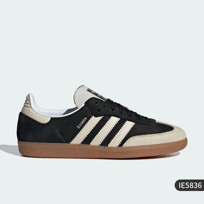 Adidas official authentic SAMBA OG women's classic wear-resistant sports and leisure shoes IE5836