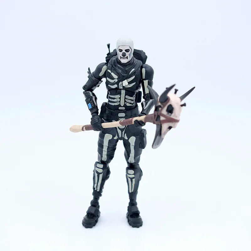 Game Fortnite Raptor Black Knight Skull Trooper Premium Cuddle Team Leader MogulMaster Action Figure Room Decoration Toys Gift