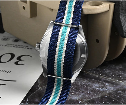 San Martin Original Design Fashion GMT 39.5mm Men Sports Watch Japan NH34 Automatic Mechanical Waterproof 100m SN0116 Reloj