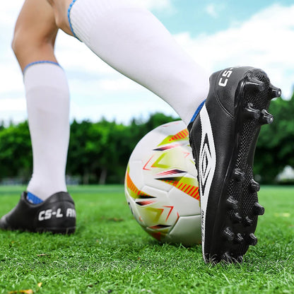 Moški nogometni čevlji s špicami za travo Nogometni čevlji za tekmo Odrasli Notranji Ultralahki Protizdrsni Fantje Futsal Športna trava Udobni