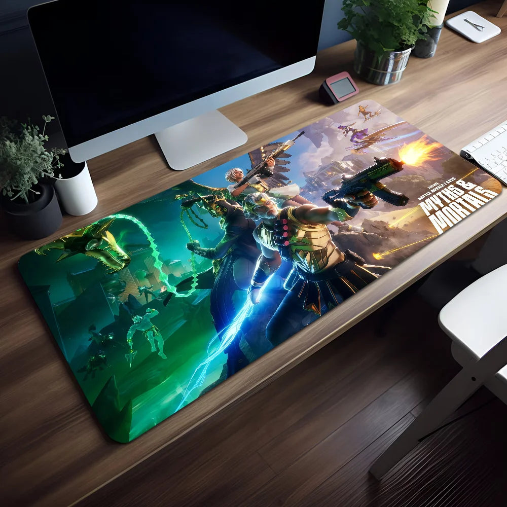 Mouse Pad Shooting Mouse Pad Non-slip Lock Edge Office Student F-FORTNITE Game Gaming Thickened Survival Large Writing Pad Cushion