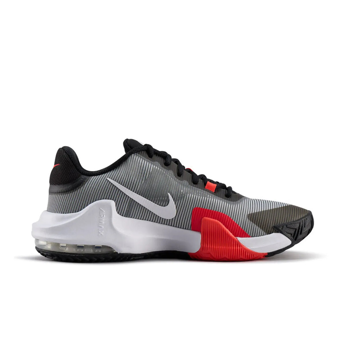 Nike Air Max Impact 4 Low-Top-Basketballschuhe – lässig, vielseitig, rutschfest, strapazierfähig, gepolstert DM1124-002