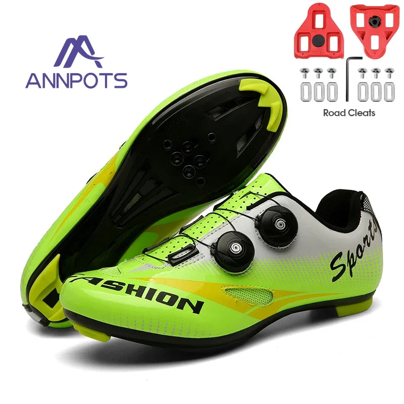 2023 New Road Bicycle Shoes Men Cycling Sneaker Mtb Clits Route Cleat Dirt Bike Speed Flat Sports Racing Women Spd Pedal Shoes