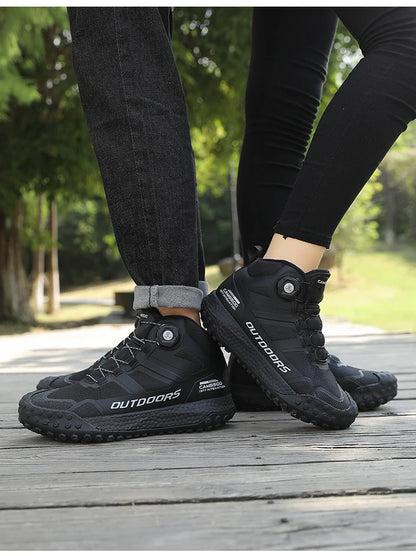 CAMSSOO Hiking Shoes Men Snow boots Outdoor Sports Climbing Shoes women Trekking Sneakers ankle boots hunting shoes travel boots