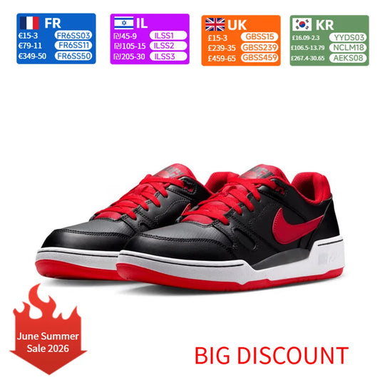 Nike Ful Force Low Stylish, versatile, and minimalist warm, slip-resistant, waterproof low-top skate shoes Men's FB1362-006