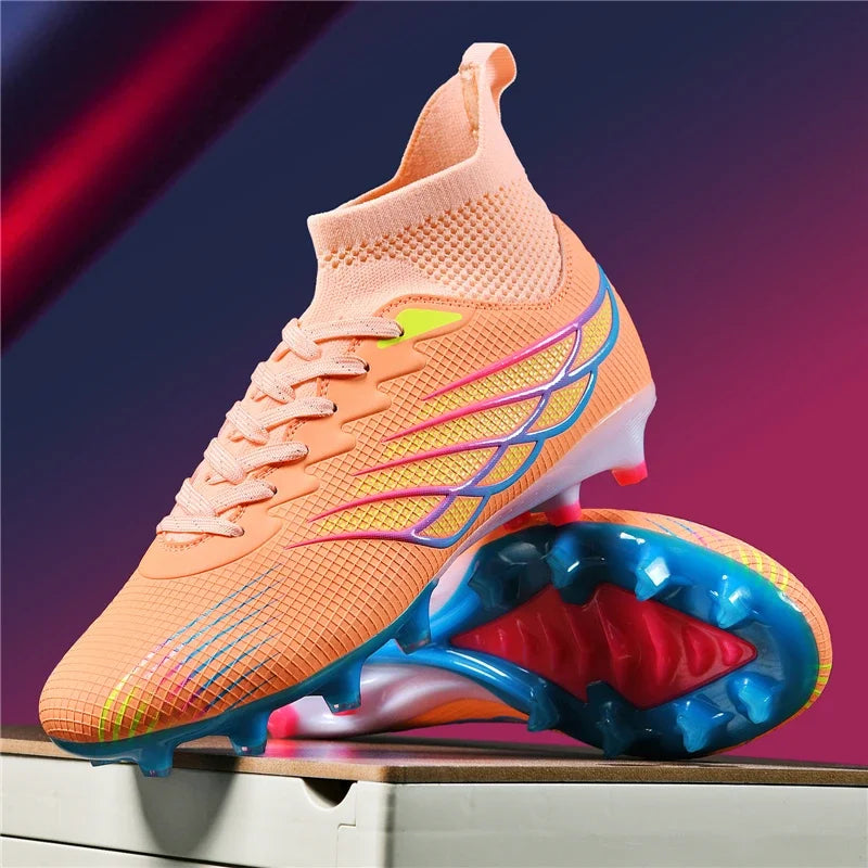 2026 Superfly FG Football Boots Outdoor Soccer Cleats Black Shoes Soft Sport Professional Shoes Breathable Comfortable Boots Plus