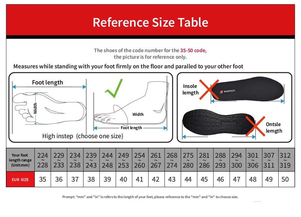 Baasploa Lightweight Running Shoes for Men, Comfortable Men’s Designer Mesh Casual Sneakers, Lace-Up Male Outdoor Sports Tennis Shoes
