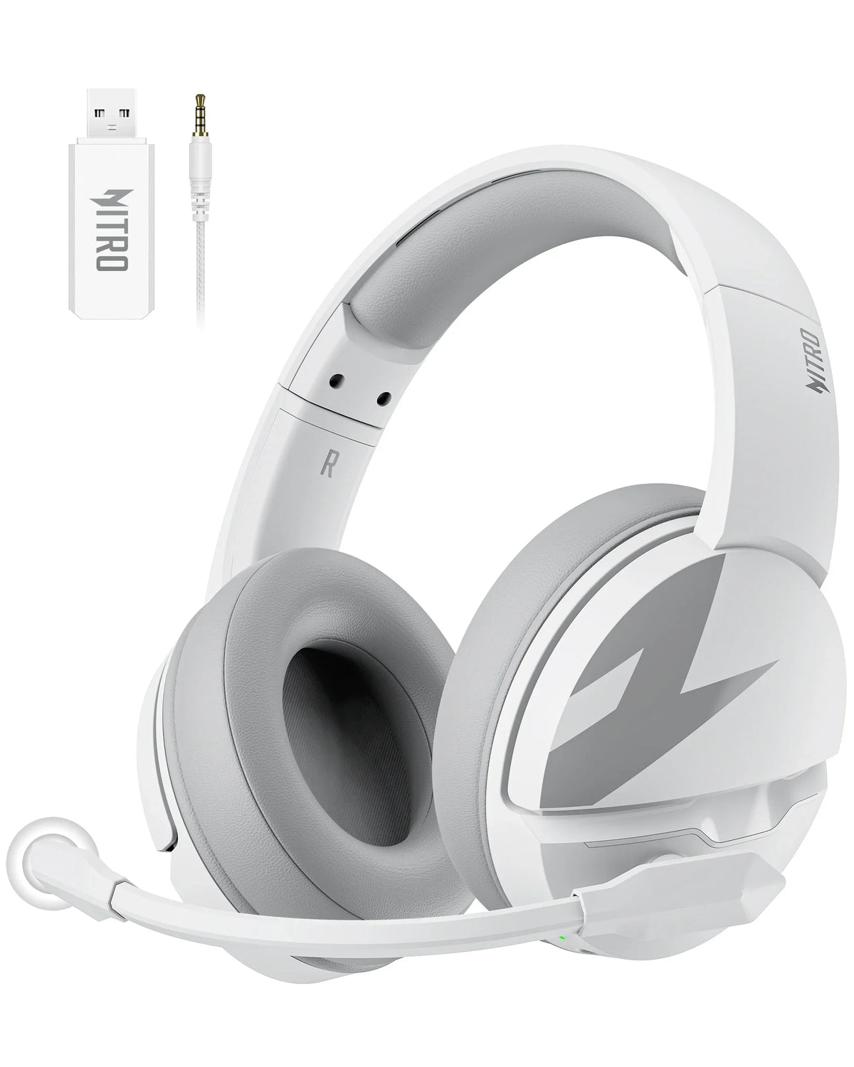 Casque de jeu sans fil Acer PS5 2,4 GHz pour PS5, PS4, PC, Switch, casque de jeu Bluetooth 5.3 avec micro à suppression du bruit