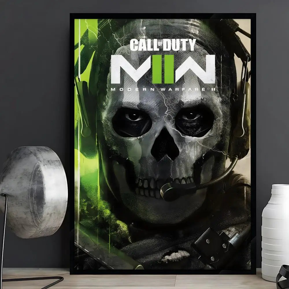 game Call of Duty Poster Posters Anime Room Decor Decoration Movie Backpack Wall Interior Music Wall Art