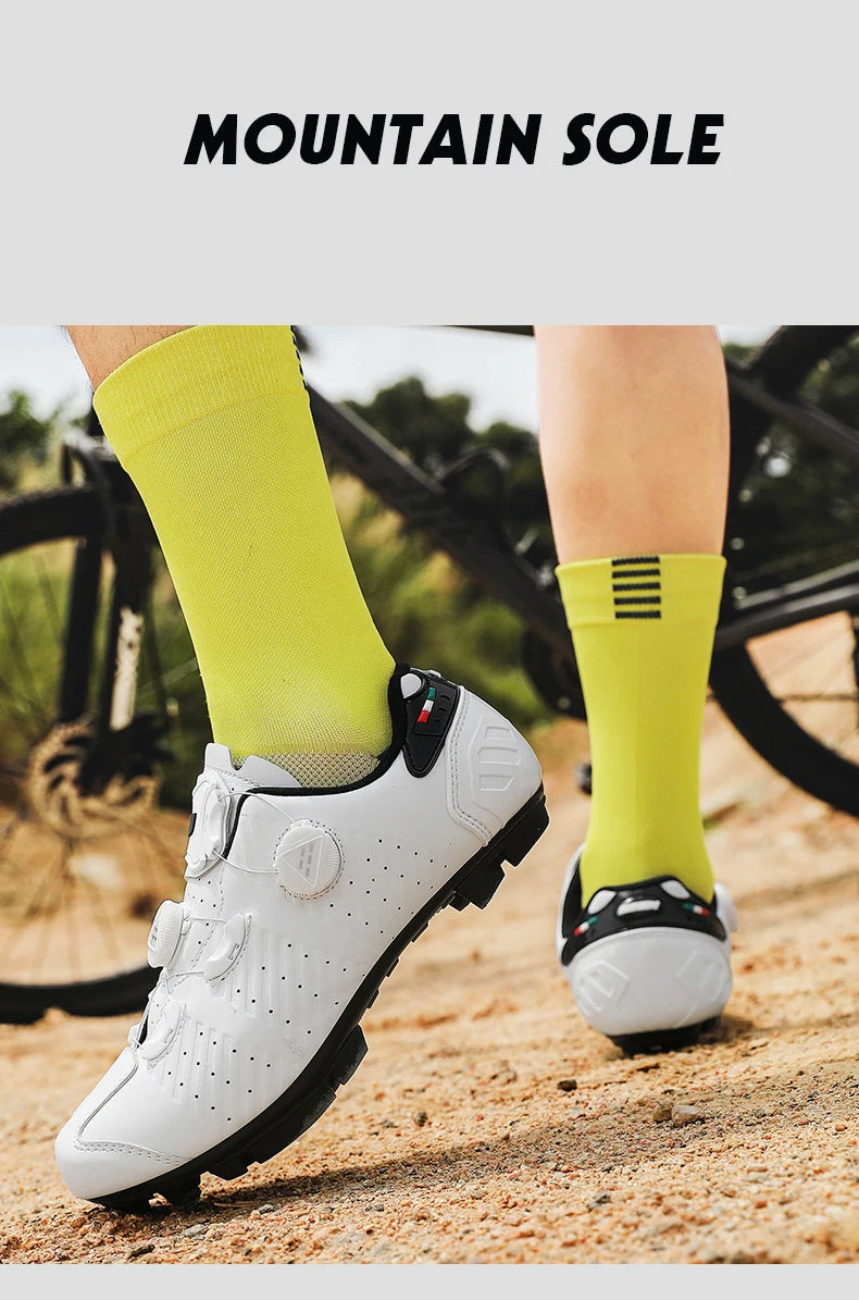 Pantofi de ciclism pentru șosea, pantofi de ciclism pentru mountain bike, respirabili și rezistenți la uzură, pantofi profesioniști cu sistem de blocare, pentru bărbați sau femei