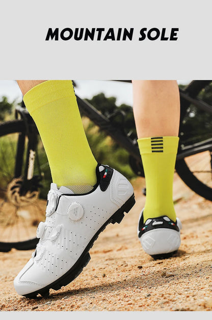 Pantofi de ciclism pentru șosea, pantofi de ciclism pentru mountain bike, respirabili și rezistenți la uzură, pantofi profesioniști cu sistem de blocare, pentru bărbați sau femei