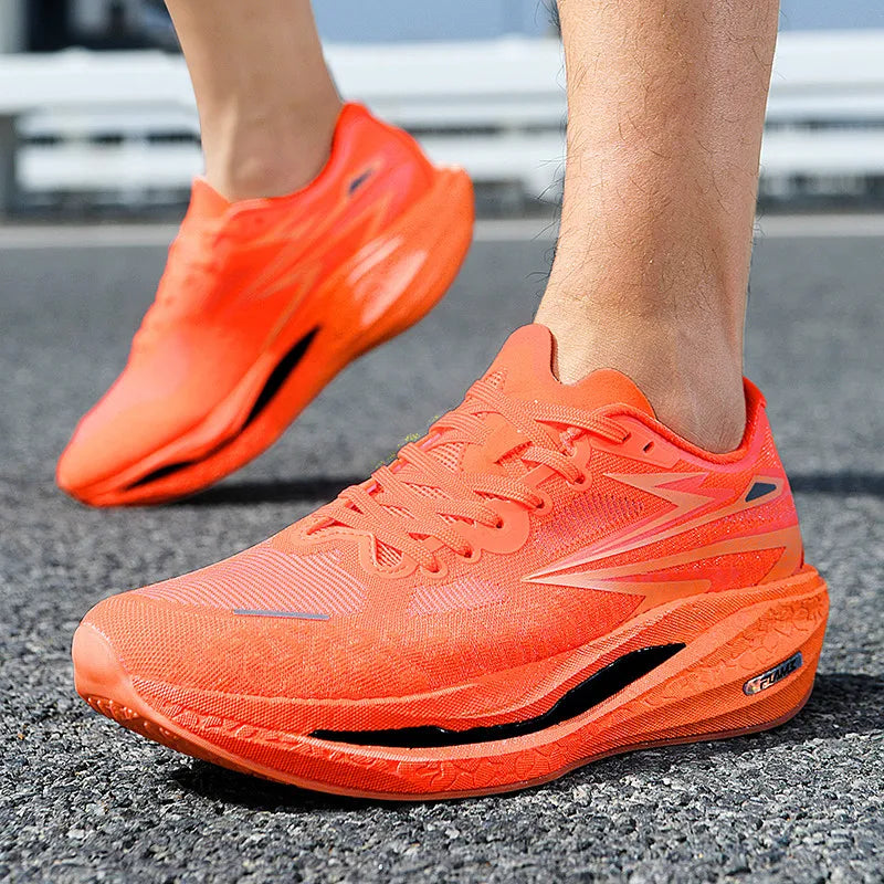 Men's Sports Running Shoes, Casual Marathon, Lightweight, Comfortable Women's Athletic Non-Slip Walking Sneakers, Outdoor Couple Shoes