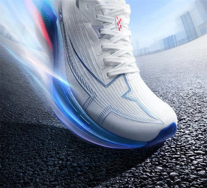 Xtep One Piece Modeling 5.0 Impact-Resistant Men's Lightweight Quick-Drying Marathon Running Sneakers 874219110036