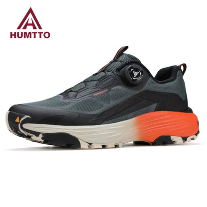 HUMTTO Men's Breathable Hiking Sneakers Non-slip Casual Running Shoes Outdoor Climbing Sneakers Designer Trekking Boots