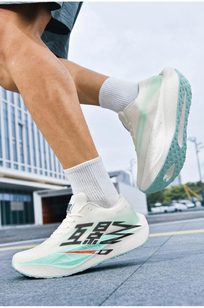 Pánské sportovní tenisky z uhlíkových vláken, speciální, prodyšné, lehké, dámské, pohodlné, sportovní, protiskluzové, maratonské běžecké boty