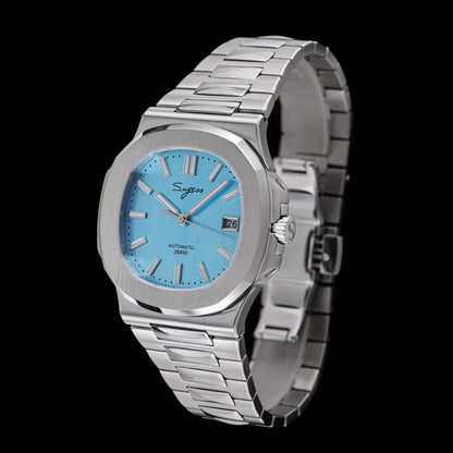 Orologio da uomo Sugess automatico meccanico, movimento Miyota 9015, quadrante MOP, luminoso, impermeabile 5bar, bracciale di lusso S466
