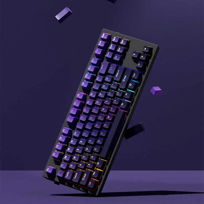 133+ Keys OEM Profile Gradient Keycaps For Cherry MX Switch Mechanical Gamer Keyboard PBT backlit RGB Keycap ISO Layout Key caps