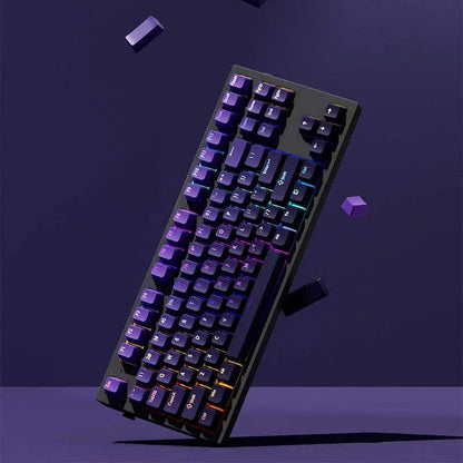 133+ Keys OEM Profile Gradient Keycaps For Cherry MX Switch Mechanical Gamer Keyboard PBT backlit RGB Keycap ISO Layout Key caps