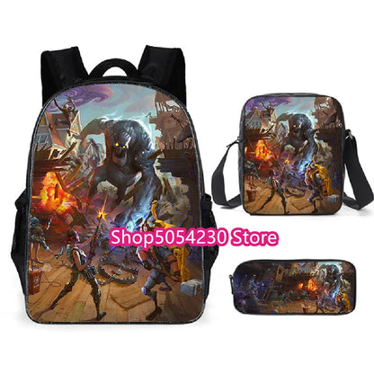 Fortnited 3-teiliges Rucksack-Set für Jungen – Victory Game, 16 Zoll, wasserabweisender Vorschul-Rucksack, cooler Grundschulrucksack