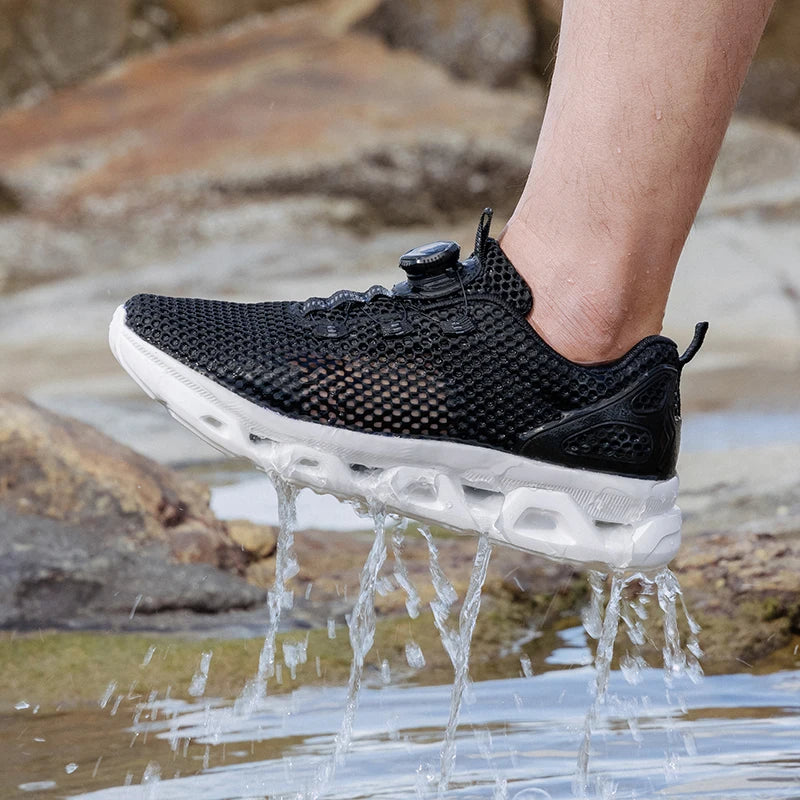 2026 Men and Women Quick-Dry Wading Shoes, Water Breathable AquaIn Upstream Antiskid Outdoor Sports Wearproof Beach Sneakers, Sizes 39-46