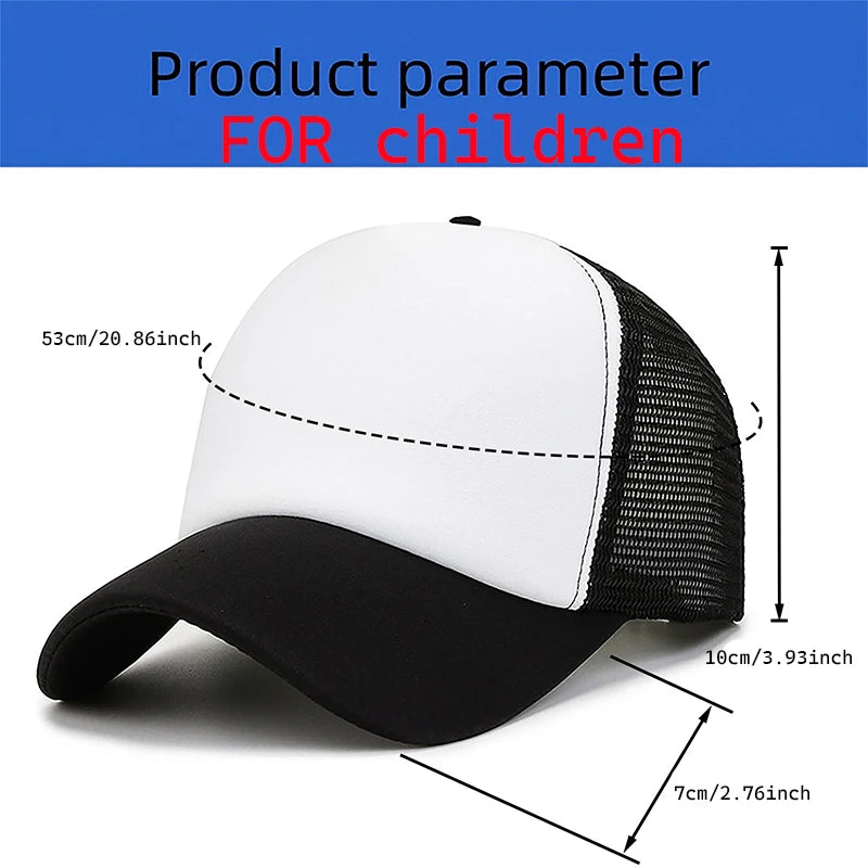 Kirby Summer Baseball Polyester Hats Universal Casual Cap Truck Driver Cartoon Peripheral Items Adult Adjustable Children Action