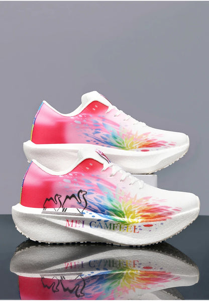 Scarpe da running 2026 con nuovo motivo Eagle, piastra in carbonio, scarpe sportive da maratona ultraleggere, traspiranti e ammortizzate per allenamento di corsa