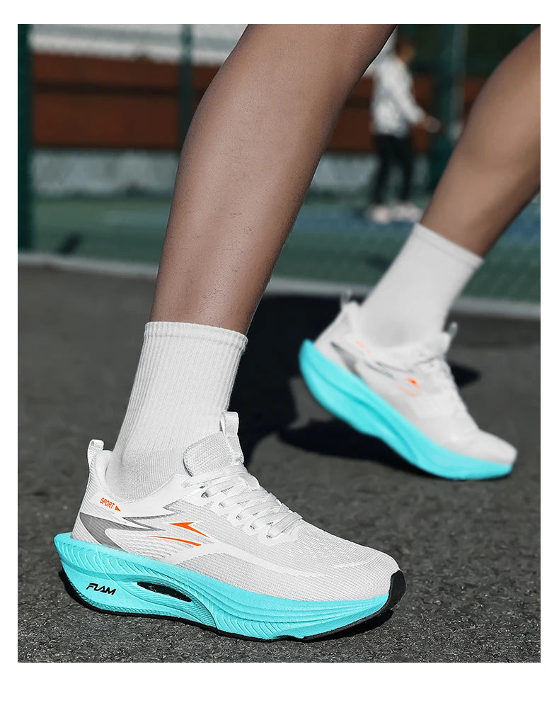 2026 New Men's Sports Running Shoes, Marathon-Ready, Breathable, Lightweight, Comfortable Women's Athletic Sneakers, Jogging Tennis Air Cushion