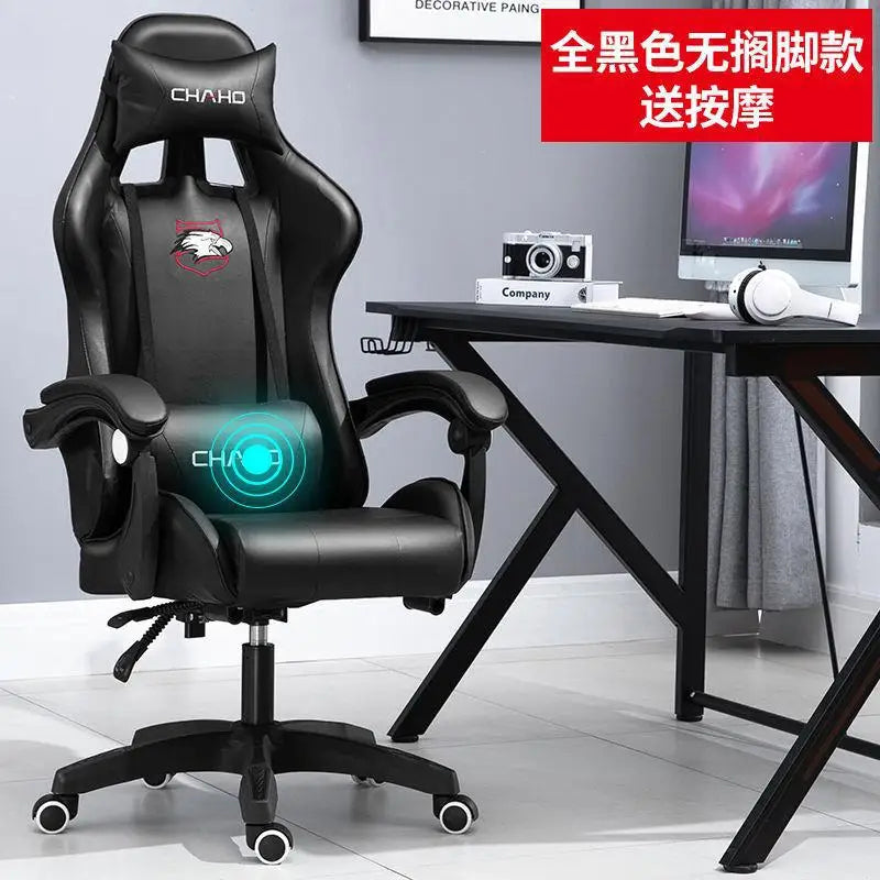 Joylive WCG High-quality Leather Computer Gaming Chair Cafe Racing Chair for Office and Game Room