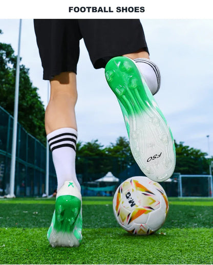 Moški nogometni čevlji Visokokakovostni nogometni čevlji Superge Za tekme V notranjih prostorih Protizdrsni Čevlji s špicami za travo Visoki čevlji za futsal Najbolje prodajani Čevlji za zunanjo uporabo