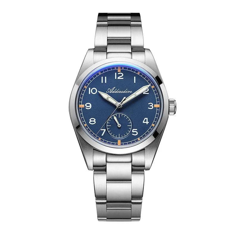 Orologio da uomo ADDIESDIVE 36mm al quarzo VH60, luminoso BGW9, vetro bombato, impermeabile 10Bar, in acciaio inossidabile