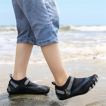 Kids Aqua Shoes Summer Beach Five Fingers Barefoot Water Shoes Swimming Lightweight Non-slip Seaside River Children Sneakers