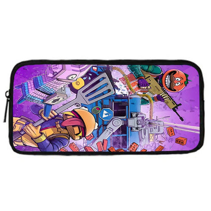 Hot Game Child Backpacks Lunch Bag Pencil Case Pupil Large Capacity School Bags Design-F-FortniteS For Boy Girl Best Gift