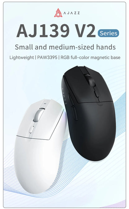 Bežični miš AJAZZ AJ139Pro/AJ139V2MC PMW3395/PAW3311 čipset 12000-26000Dpi profesionalni gaming miš