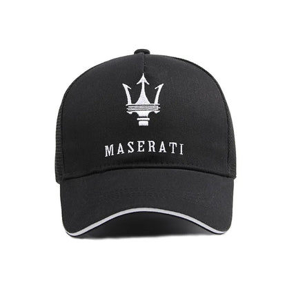 For Maserati Baseball Caps Men Women Embroidery Adjustable Hip Hop Sun Hat Outdoor Sport Hiking Running Cotton Gift Wheelcap