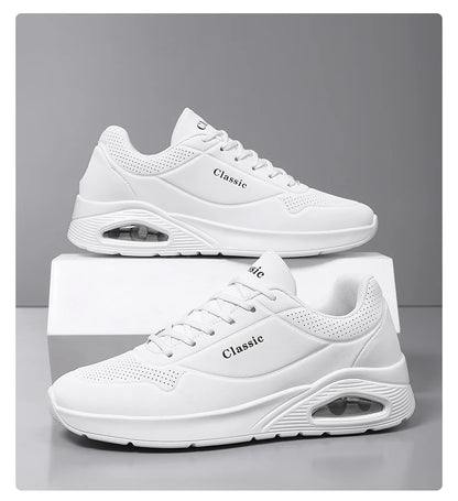 Men's Breathable Shock-Absorbing Running Shoes with Air Cushion Lightweight Low-Top Sneakers for Gym Training Casual Wear