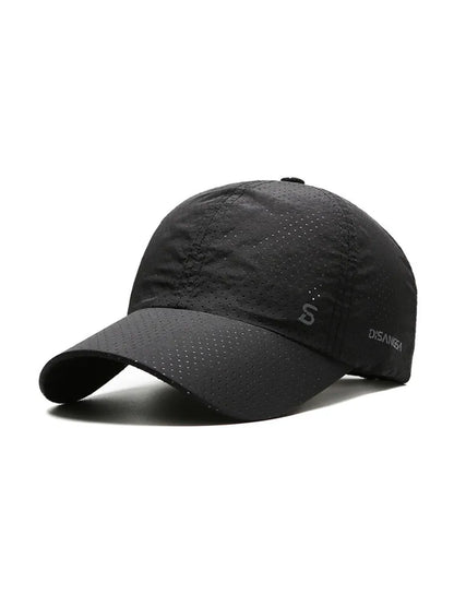 Men Women Mesh Moisture-Waging Quick Dry Baseball Cap Male Summer Female Originality Adjustable Breathable Sun Visor Fishing Hat