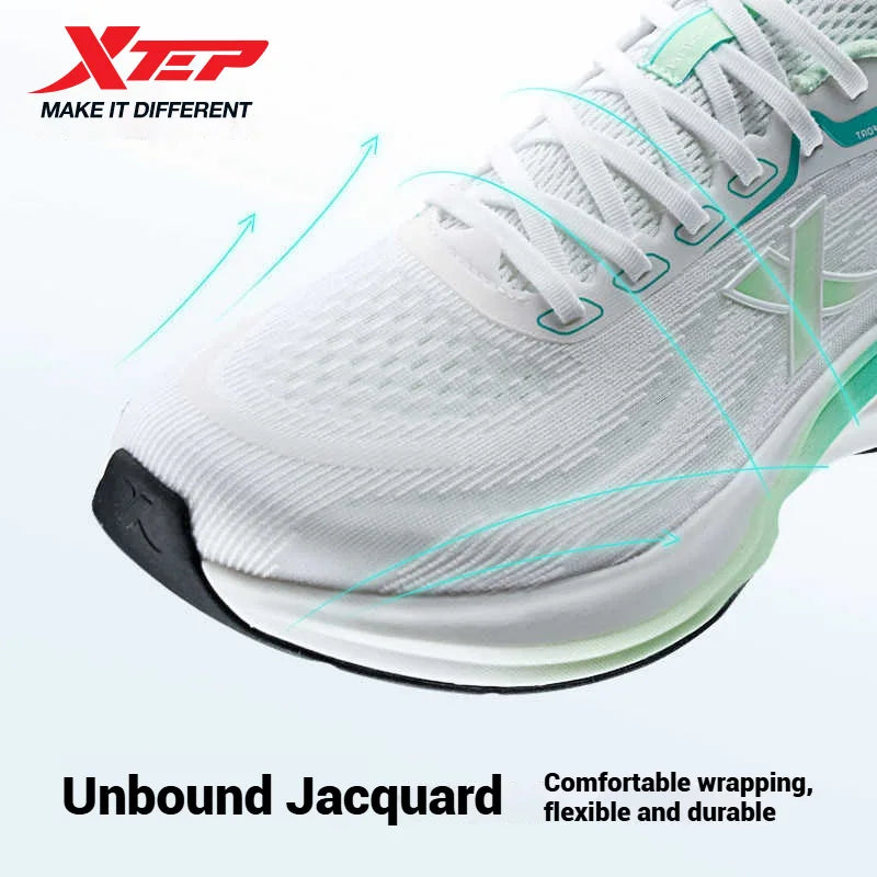 Xtep Light Wing 3 Running Shoes for Men 2025 Summer Fashion Cushion Shock Absorption Lightweight Advanced Sneakers 875219110034
