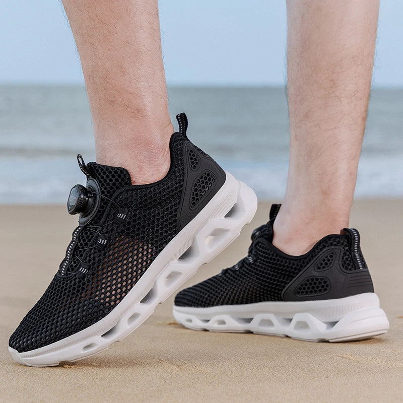 2026 Men and Women Quick-Dry Wading Shoes, Water Breathable AquaIn Upstream Antiskid Outdoor Sports Wearproof Beach Sneakers, Sizes 39-46