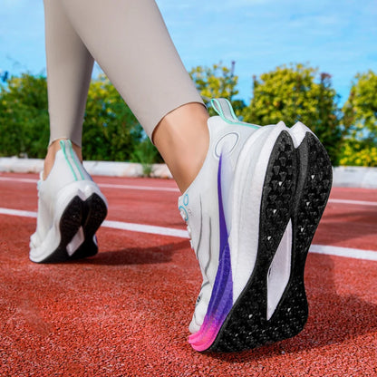 Men's Carbon Board Running Shoes Marathon Long-Distance Running Sports Shoes Support Stable Casual Women's Breathable Running Shoes