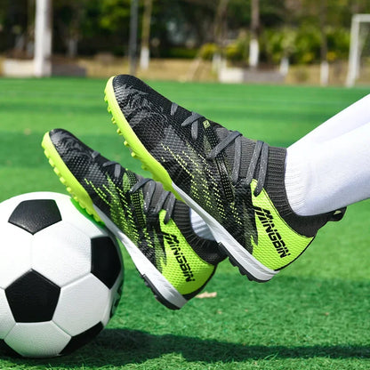 Moški nogometni čevlji Profesionalni nogometni čevlji Športni čevlji za futsal Ženski Unisex Ultralahki Visokokakovostni TF/FG športni čevlji