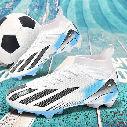 New Men's Football Boots Cleats Boys Ultralight Sport Soccer Shoes Adult Professional Non-Slip Comfortable Training Match Grass