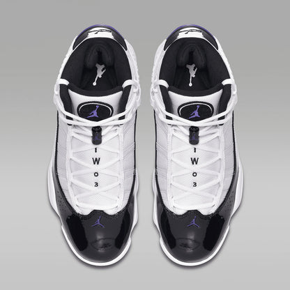 Nike Official Genuine JORDAN 6 RINGS Men's Sports Shock Absorption Basketball Shoes 322992-104