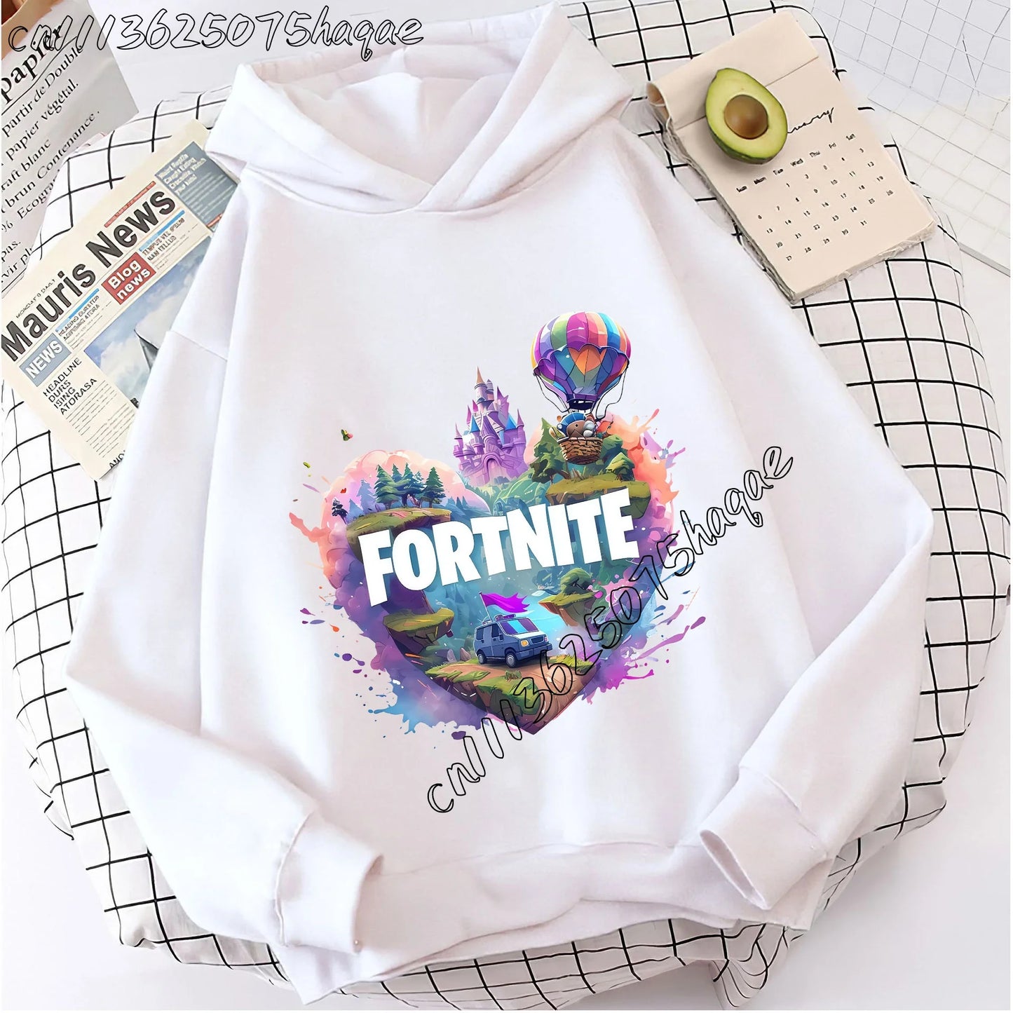 Fortnites Kids  Hooded Coats Anime Fortress Night Sweatshirts Game Spring Autumn Hoodies Sportwear Children Clothes Gift