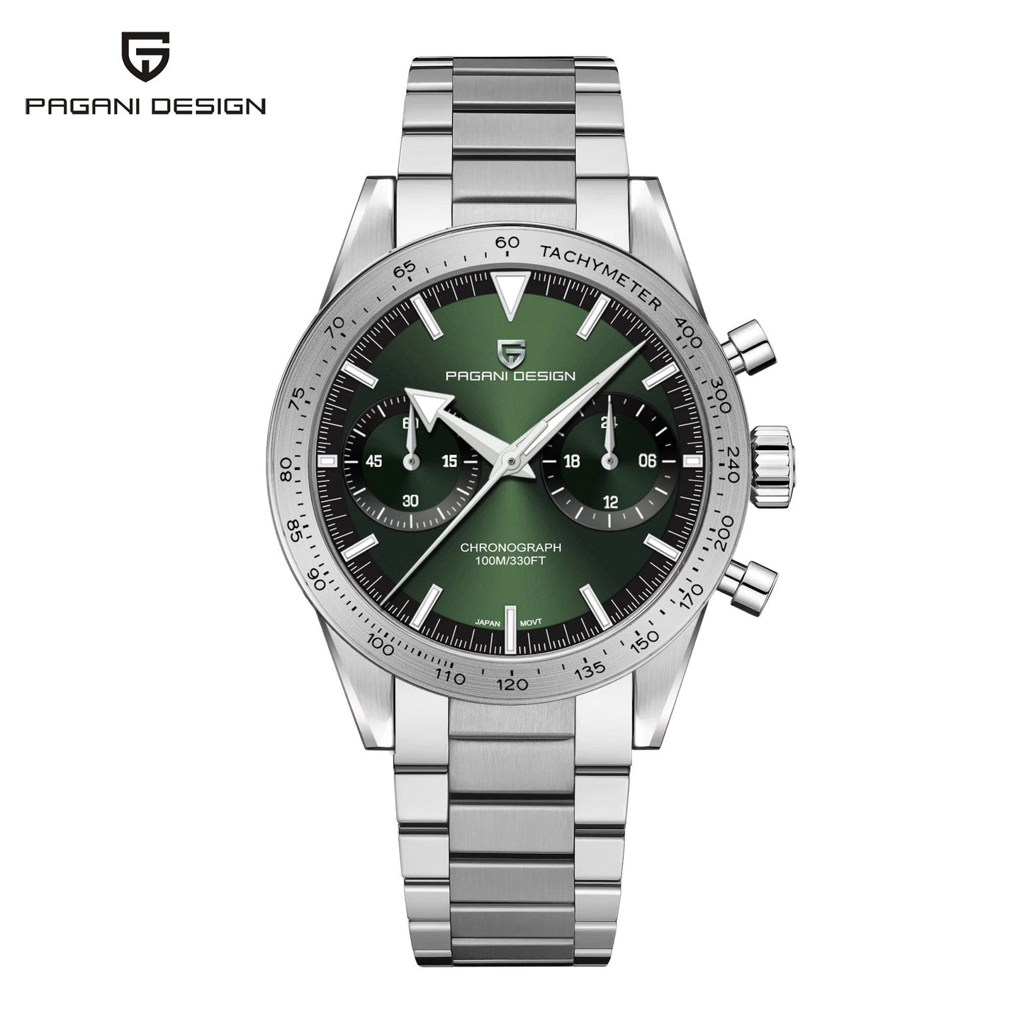 2026 New PAGANI DESIGN Retro Men's Watches Moon Quartz Watch For Men Speed Sports Chronograph AR Sapphire VK64 Clock