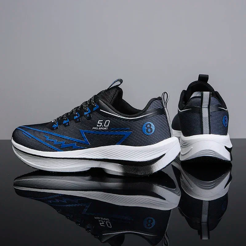 Men's Sports Running Shoes, Casual Marathon, Lightweight, Comfortable Women's Athletic Non-Slip Walking Sneakers, Outdoor Couple Shoes
