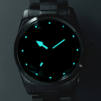 Montre à quartz pour homme Watchdives WD1960S V2, style vintage, cadran crème, 36 mm, mouvement VH31 à trotteuse fluide, verre saphir bombé, étanche 10 ATM, aiguilles luminescentes, boîtier en acier inoxydable