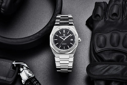 PAGANI DESIGN MIYOTA 8215 Men Automatic Mechanical Watches 40MM Sapphire Stainless Steel Waterproof Luminous Wrist Watch