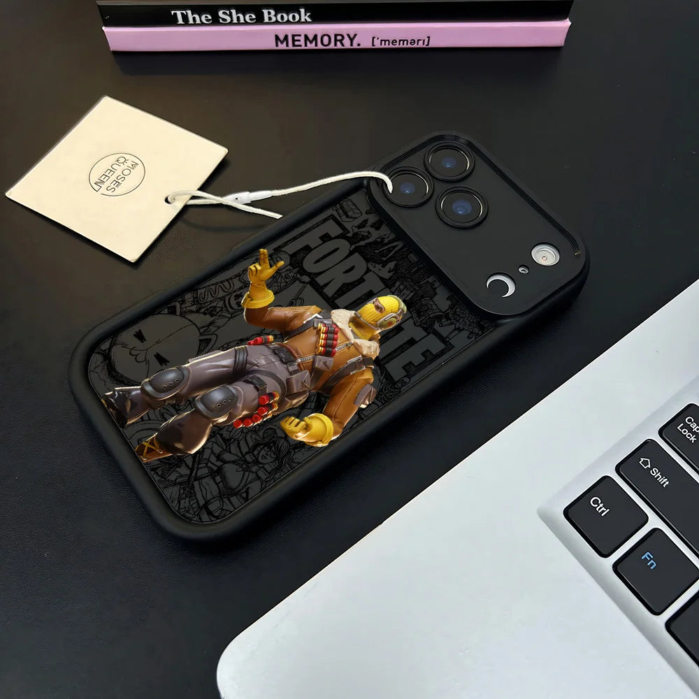 Game Fortnite Phone Case for iPhone 17e 17 16e 16 15 14 13 12 11 Air Pro Max Mini XR XS X 7 8 6 6s Plus Soft TPU Back Cover